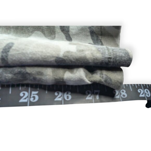 Mittoshop Gray Camouflage Moto Pull On Casual Pants Size Medium - Picture 12 of 16